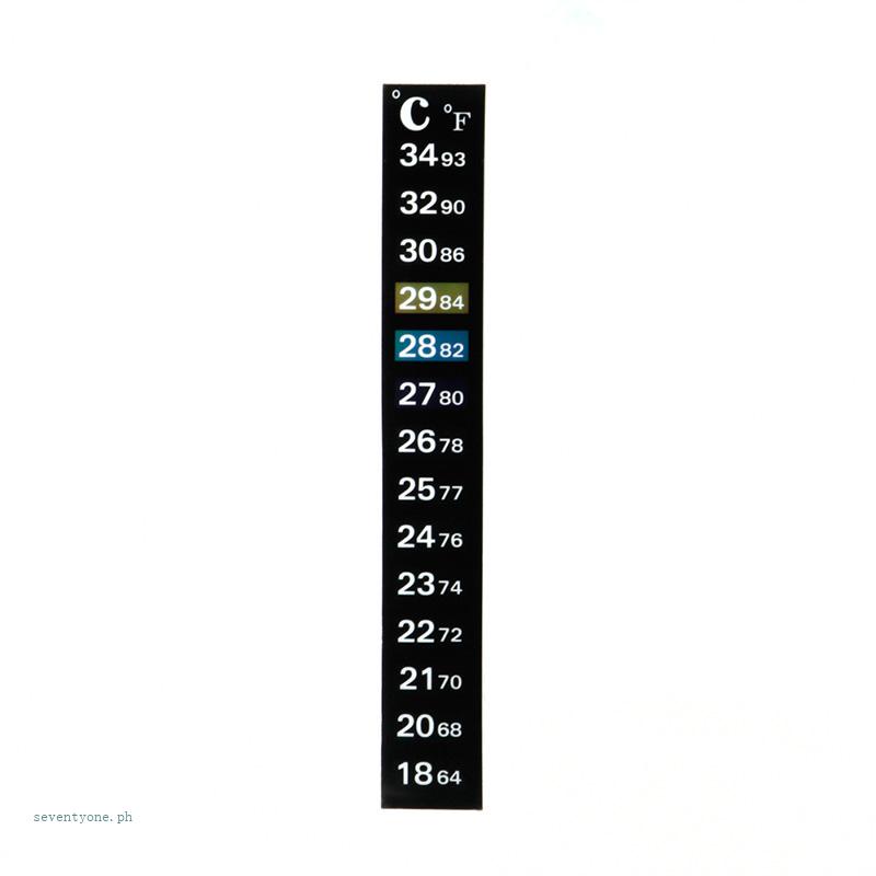 【seve*】 Sticker Temperature  Stick On Strips Digital Display for Wine Beer Kombucha or Aquarium 64-9