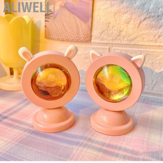 Aliwell Sunset Light Portable Cute Romantic Sunset Lamp Projection Mini Table Lamps for Homes