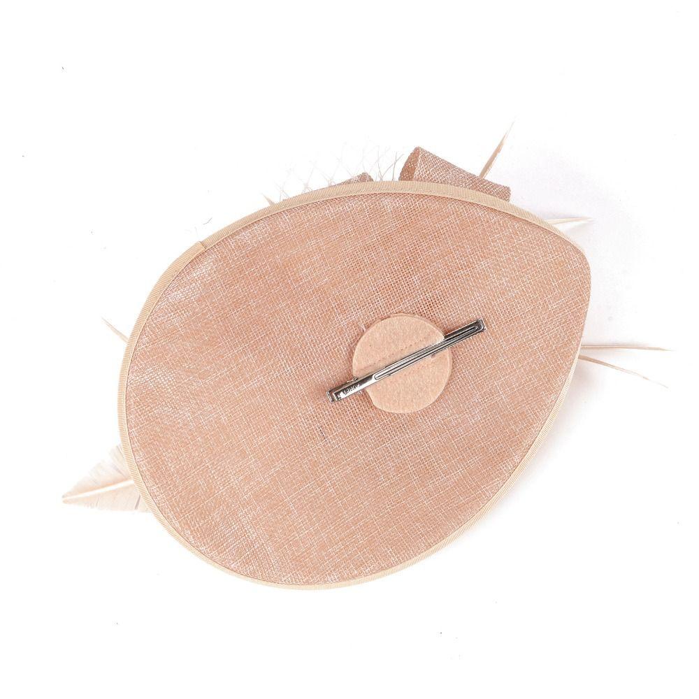 Mh หมวกขนนก ลายดอกไม้ สไตล์วินเทจ สําหรับปาร์ตี้ชา - รูปที่ 3