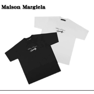 เสื้อยืดแขนสั้น พิมพ์ลายโลโก้ Maison Margiela MM6 Co