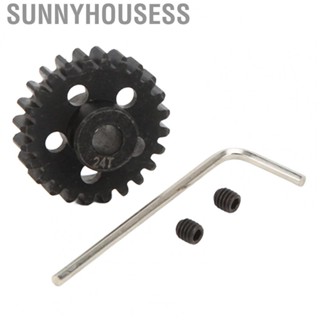 Sunnyhousess 24T Pinion Gears  Lightweight Mod 1 Pinion Gear 5mm Set  for Wrench for 1/10 RC Car