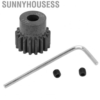 Sunnyhousess 17T 0.8Mod Metal  Pinion RC  Pinion Gear With Wrench For ARRMA Gran WT