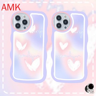 เคสโทรศัพท์มือถือแบบใส ลายผีเสื้อน่ารัก สีฟ้า ชมพู สําหรับ AMK Tecno Spark Go 2023 Infinix Smart 7 Hot Note 30 30i 20 20s 12 G96 10 pro 2023 5 6 PLUS 11S NFC 9 11 Play 12i 5g STDBL