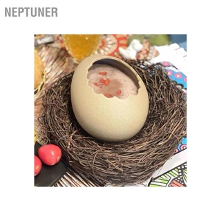  NEPTUNER Creative ชามบะหมี่กึ่งสำเร็จรูปชามรูปเปลือกไข่เซรามิกสำหรับไอศกรีมขนมหวานซุปข้าวเครื่องล้างจานปลอดภัย