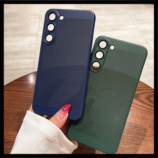 เคสโทรศัพท์มือถือ PC แข็ง ระบายความร้อน หรูหรา สําหรับ Samsung S23 22 21 ultra 22 23 plus S21 20fe note 20ultra