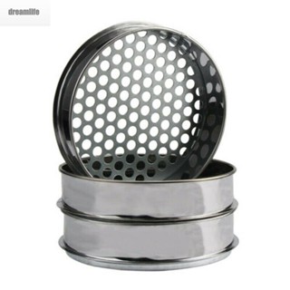 【DREAMLIFE】Large Round Garden Sieve Riddle Riddler Soil Sifter Mesh Gardening Tool