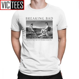 เสื้อยืด ผ้าฝ้าย พิมพ์ลาย Breaking Bad Crystal Blue Persuasion 2020 Walter White Jesse Pinkman ขนาดใหญ่ สําหรับผู้ชาย