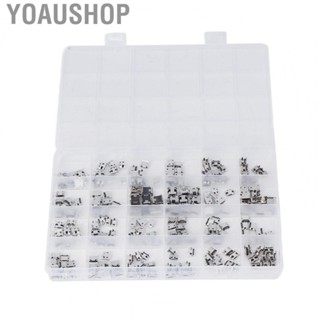 Yoaushop USB Connector Jack  240Pcs Micro USB Socket Firm Connection 24 Types  for