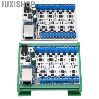 Iuxishop RJ45 To 8 RS485 Hub Converter  Stable Performance 115200BPS DC7‑30V Compact Fine Workmanship RJ45 To 8 RS485 Hub Board Easy Wiring  for Industry