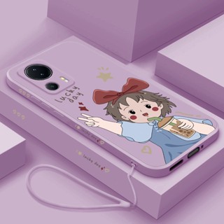 ใหม่ เคสโทรศัพท์มือถือ ซิลิโคน ขอบตรง ลาย Bo Niu น่ารัก สําหรับ Vivo 2006 2005 2021 2023 2025