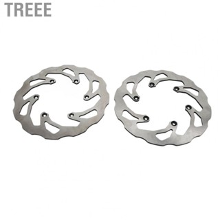 Treee Front Disc Brake  Shockproof 1 Pair Motorcycle Brake Disc Low Noise  for Motorbike