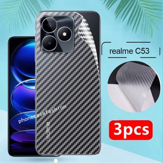  ฟิล์มกันรอยหน้าจอ คาร์บอนไฟเบอร์ แบบนิ่ม เนื้อแมตต์ สําหรับ Realme C53 4G real me