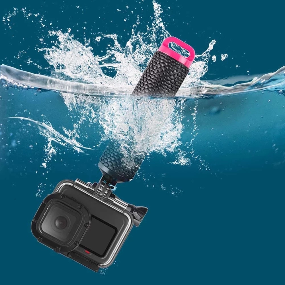 ลอยจับใต้น้ํา Selfie Stick ดําน้ํา Action กล้องอุปกรณ์เสริม w Lanyard สําหรับ Insta360 X4/Gopro 13/DJI Action 4/Action 3/DJI OSMO Action 5 PRO