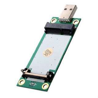 Xiwai Mini PCI-E ไร้สาย WWAN ไปยังการ์ดอะแดปเตอร์ USB พร้อมซิมการ์ด ช่องเสียบโมดูล เครื่องมือทดสอบ