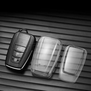 Toyota Key Shell Tpu Soft Cover สําหรับ Prius Camry Corolla C-hr Rav4 Prado 2018-2022