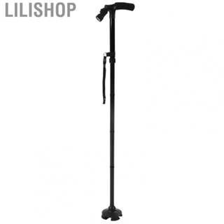 Lilishop Aluminum Alloy Telescopic Crutches Walking Sticks Outdoor Elderly Cane W/Torc HG