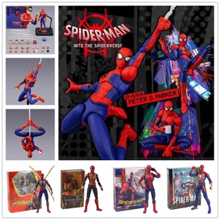 ฟิกเกอร์ Into The Spiderverse SV ACTION Spiderman Peter Parker สําหรับตกแต่งบ้าน