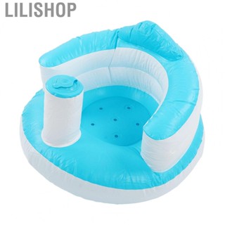 Lilishop Inflatable Baby Chair  Convenient Bathing Baby Learning Chair  for Bathing