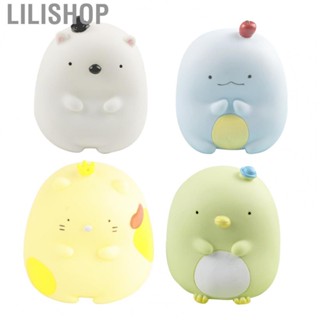 Lilishop Piggy Bank  Hard Ornament Cartoon Saving Pot Exquisite Smooth  for Kids for Home