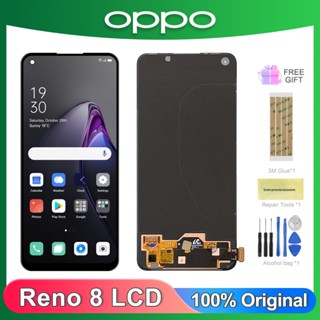 อะไหล่หน้าจอสัมผัส LCD AMOLED 6.43 นิ้ว สําหรับ OPPO Reno8 CPH2359 OPPO Reno 8 LCD