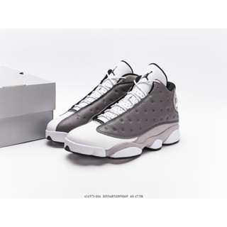 Aj13 Air Zordan ลูกเทนนิสบาสเก็ตบอล 13 นิ้ว สีเทา ขนาด 36-45 นิ้ว พร้อมกล่อง EB4R