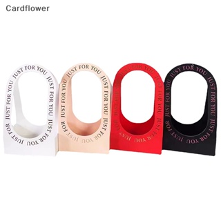 &lt;Cardflower&gt; กล่องบรรจุภัณฑ์ แบบพกพา สําหรับใส่ดอกไม้ 4 ชิ้น