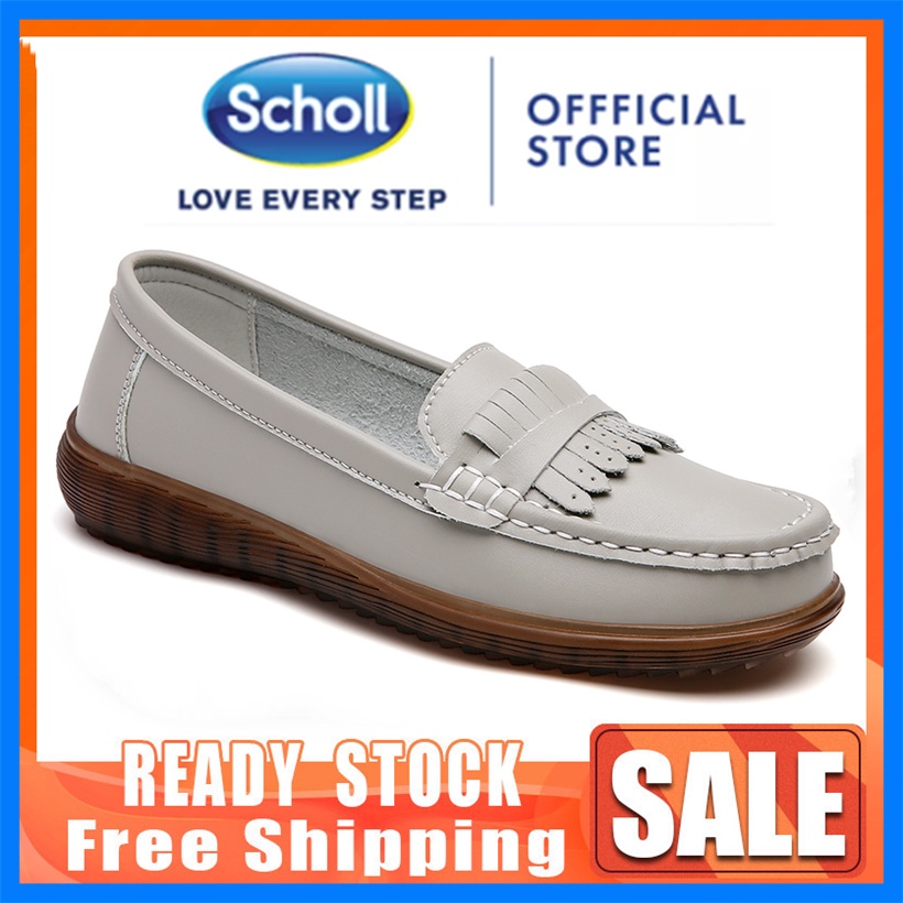 Scholl รองเท้าผู้หญิง รองเท้าหนังลําลอง scholl รองเท้าผู้หญิง Boat Shoes ผู้หญิง