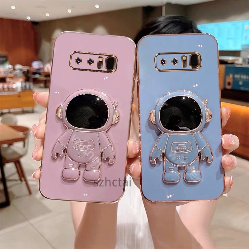 เคส SAMSUNG note 8 เคสโทรศัพท์ พร้อมที่ยึด นักบินอวกาศ ซิลิโคนนิ่ม กันกระแทก ฝาครอบป้องกัน SAMSUNG note 8