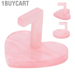 1buycart Practice Nail Hand  Nail Base Heart Shaped Round Multifunction Exquisite  for Nail Schools for Nail Art Artists for Nail Salons