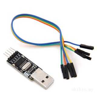 Uki โมดูลอะแดปเตอร์แปลง USB 5V 3 3V เอาท์พุต เป็น RS232 TTL PL2303HX