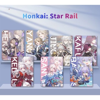 Honkai: Star Rail March 7th/Bailu Compatible with iPadAir5 Case 10.9 inch Air4 with Pen Slot Tablet Drop Case เคสแท็บเล็ต กันกระแทก