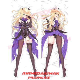 Genshin Impact Fischl Dakimakura ปลอกหมอนอิงโซฟา แบบนิ่ม ลายอนิเมะญี่ปุ่น Otaku ขนาด 50x160 ซม. DK4603