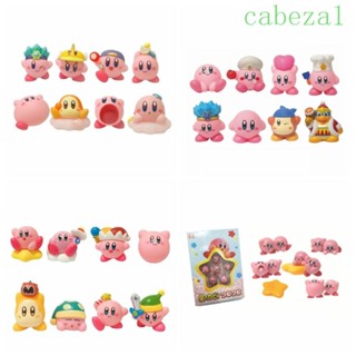 Cabeza โมเดลฟิกเกอร์ อนิเมะ Star of Kirby สีชมพู สําหรับตกแต่งเค้ก