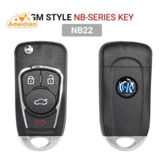 รีโมตกุญแจรถยนต์ 4 ปุ่ม แบบเปลี่ยน สําหรับ KEYDIY NB22-4 KD KD900 KD-X2 KD MINI KD-MAX GM Style