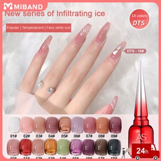 Ready stock As Nail Polish Gel 2023 New Nail Art Femele Net Red Popular Color Nail Salon Phototherapy Jade Grease Ice Penetrating Jelly Gel Set Students 18 Color