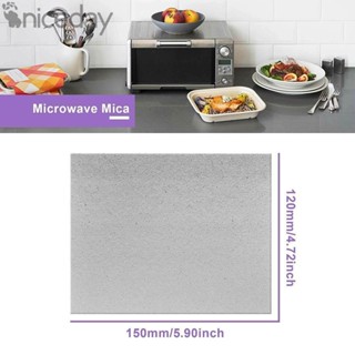 #NICEDAY-Mica Plates Microwave Replacement Wave White 12x15cm Accessories Cover