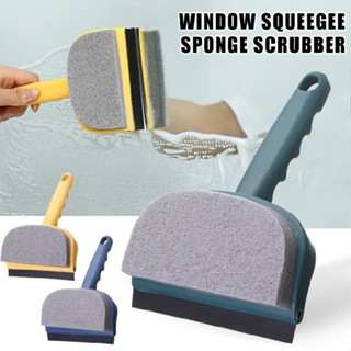 New 1pc Double Sided Window Squeegee Sponge Scrubber Shower Brush Scraper Glass