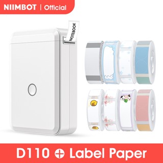 Niimbot D110 D11 D101 เครื่องปริ้นท์ฉลากสติกเกอร์ มีกาวในตัว ขนาดเล็ก แบบพกพา สําหรับบ้าน ออฟฟิศ