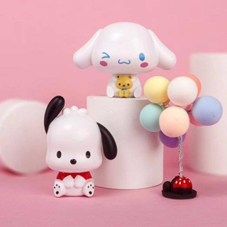 SANRIO จี้ตุ๊กตา Pochacco Kuromi Cinnamoroll น่ารัก สําหรับตกแต่งภายในรถยนต์