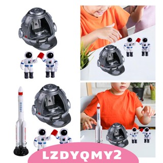 [Lzdyqmy2] โมเดลฟิกเกอร์นักบินอวกาศ ขนาดเล็ก DIY สําหรับเด็กผู้ชาย ผู้หญิง