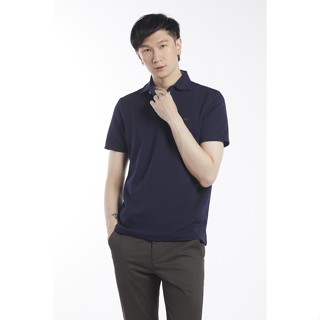 LTD เสื้อโปโลแขนสั้น ผู้ชาย สีน้ำเงิน | Polo Shirt | 3429