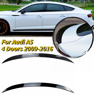 สปอยเลอร์หลังคารถยนต์ พลาสติก ABS ไม่ลงสี สําหรับ Audi A5 4 Doors 2009 2010 2011 2012 2013 2014 2015 2016