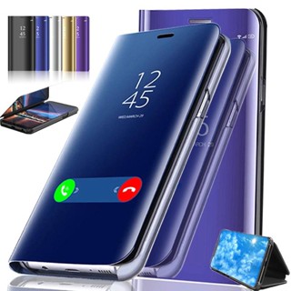 Mirror Surface  Smart View Auto Sleep Leather Flip Shell Magnetic Casing Holder Hard Cover For Xiaomi Redmi Note 12 Pro Plus Note12 Pro+ Turbo 5G 4G