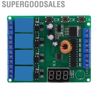 Supergoodsales Relay Module  Programmable 4 Way Reversible Digital Display Triggerable Delay for Circuit