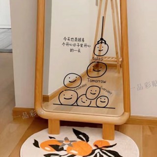 สติกเกอร์ติดกระจก หน้าต่าง ประตู บานเลื่อน ตกแต่งห้องนอน เซลฟี่