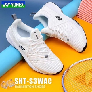 Yonex รองเท้าเทนนิส กันลื่น ระบายอากาศ ดูดซับแรงกระแทก แบบมืออาชีพ สําหรับผู้ชาย และผู้หญิง SHTS3WACEX