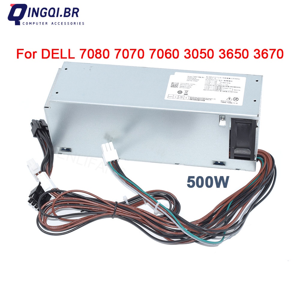ใหม่สําหรับ Dell Optiplex 5080MT 7080MT 7070MT 7060MT 3050MT 3650 3670 3671 5090 3260 PSU Y7R0X H500