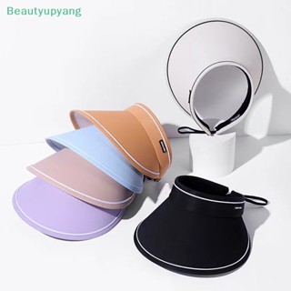 [Beautyupyang] หมวกปีกกว้าง ป้องกันรังสียูวี ปรับได้ หลากสี เหมาะกับเดินชายหาด แฟชั่นฤดูร้อน สําหรับผู้หญิง