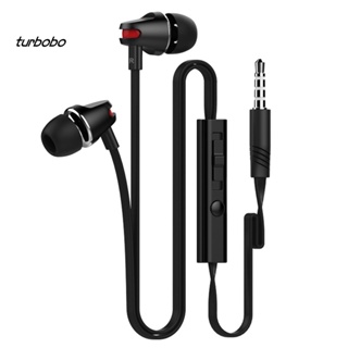 Turbobo Jv23 หูฟังอินเอียร์สเตอริโอ เบสหนัก พร้อมไมโครโฟน 3.5 มม.