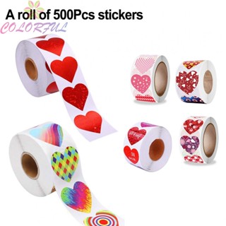 【COLORFUL】Love Sticker Express Love Affairs High Quality Day Wedding Decor Gift Packaging